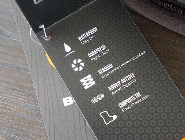 Bogs Stockman Composite Toe Boots Highlights Tag