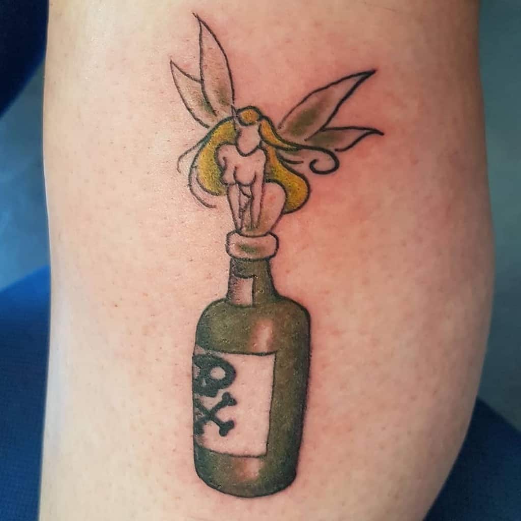 Bold Will Hold Old School Fairy Tattoo