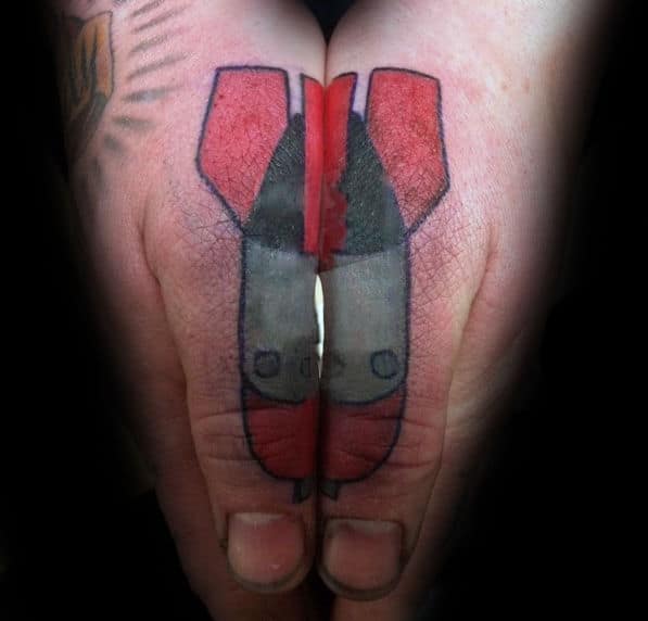 Bomb Thumb Tattoos For Guys