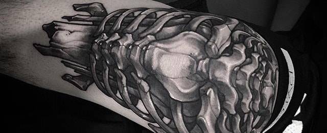 Bone Tattoo Designs For Men