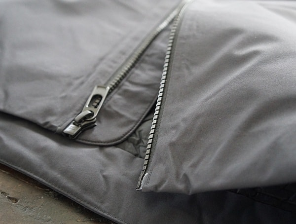 Bottom Chest Center Zipper Black Diamond Mission Down Ski Parka For Men With Wind Flap