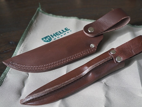 Bottom Helle Arv And Utvaer Knife Leather Shealths