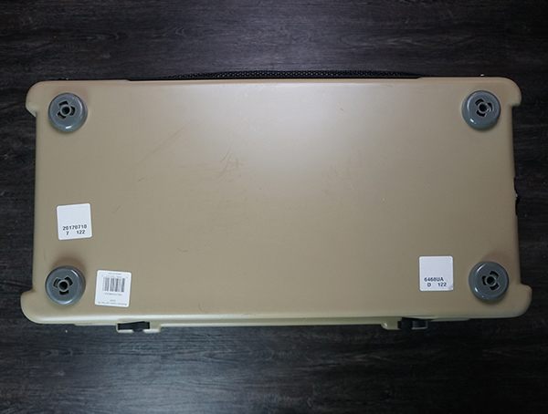 Bottom Of 75 Quart Tan Orca Cooler