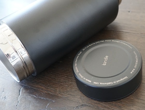 Bottom Storage Compartment Open Bindle Bottles