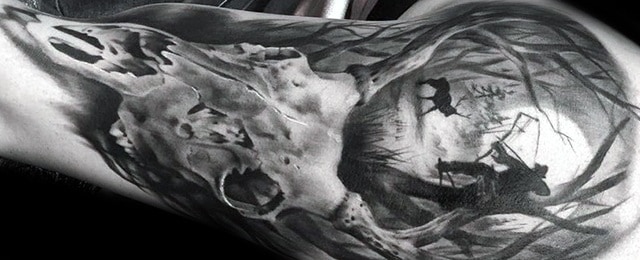 Bowhunting Tattoos For Men