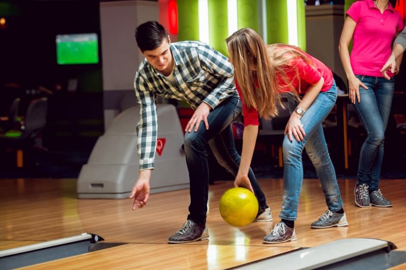 bowling rainy day date ideas