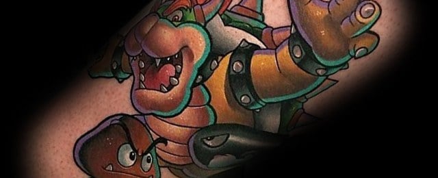 Bowser Tattoo Ideas For Men