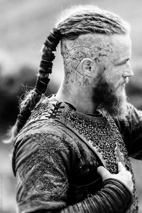 Braided Long Undercut Guys Hairstyle