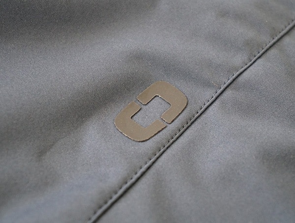 Branded Rubber Patch Ogio All Elements Strech Wind Jacket