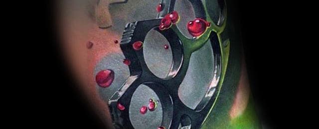 Brass Knuckle Tattoo Designs For Men