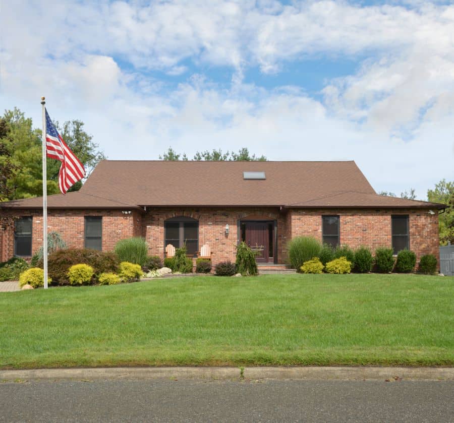 brick ranch-style house ideas