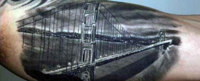 Bridge Tattoo Design Ideas For Men