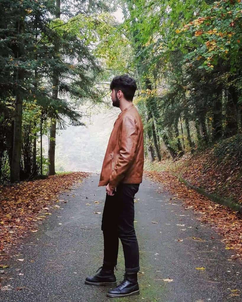 Brown Leather Jacket Outfit