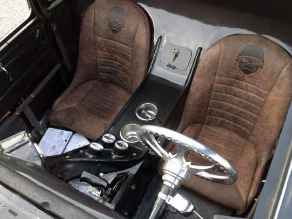 Brown Leather Seats Rat Rod Interiors