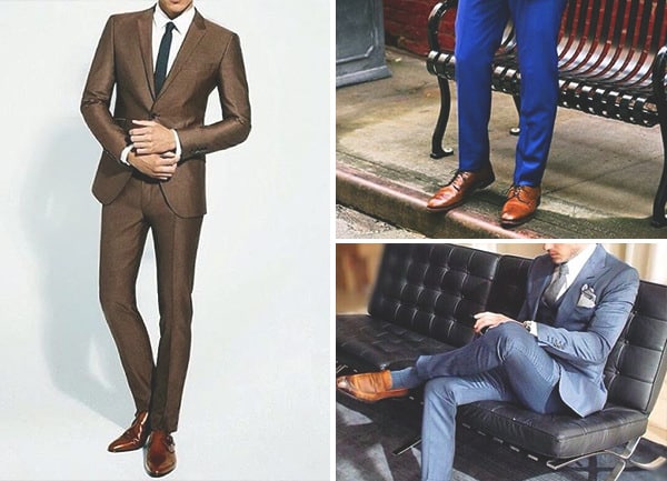 Brown Shoes With Brown Suit Mens Fashion