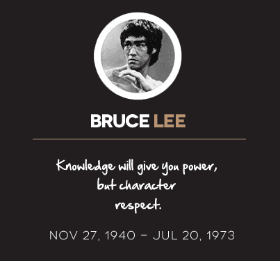 Bruce Lee quote