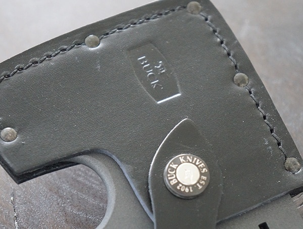 Buck Knives Compadre Camp Axe Black Genuine Leather Sheath