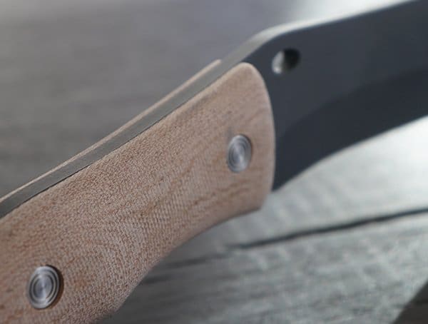 Buck Knives Compadre Froe Knife Handle And Blade Detail