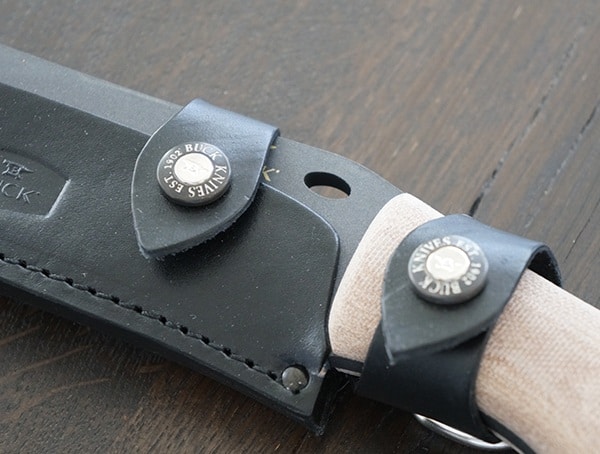 Buck Knives Compadre Froe Sheath Snap Button Closure