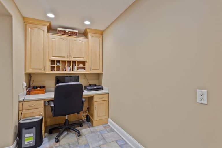 built-in office space