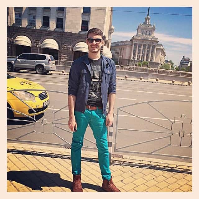 Bulgarian Green Pants Outfit