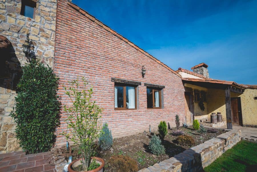 brick bungalow spanish-style design 