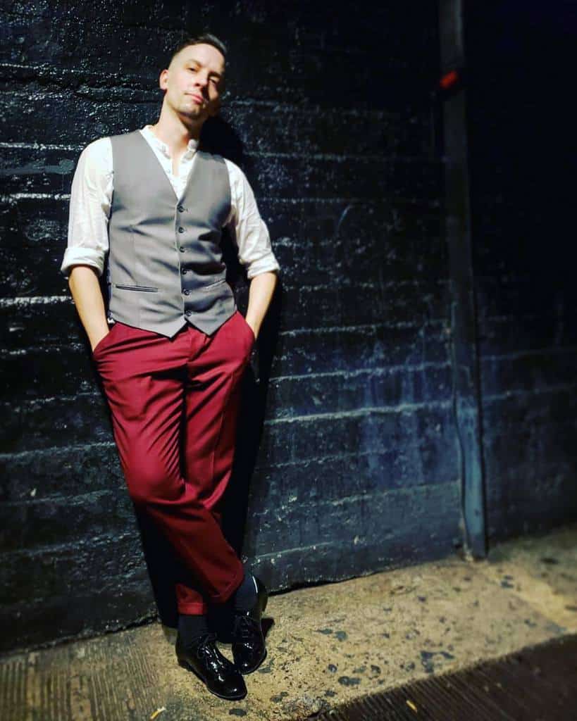 Burgundy Pants Mens Street Style