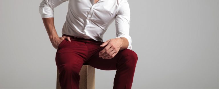 Burgundy Pants Outfit Ideas for Men