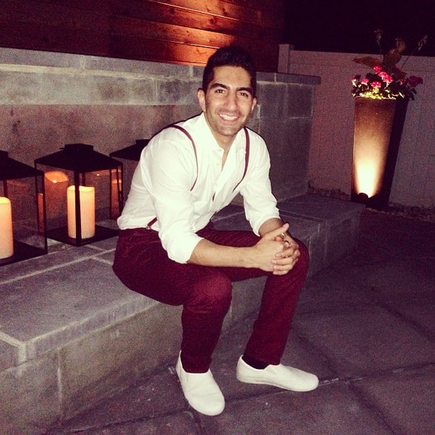 Burgundy Suspenders Mens Fashion