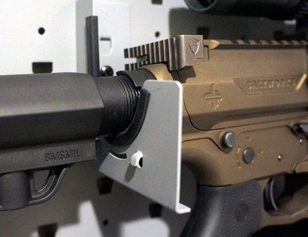 burnt bronze rifle wall display