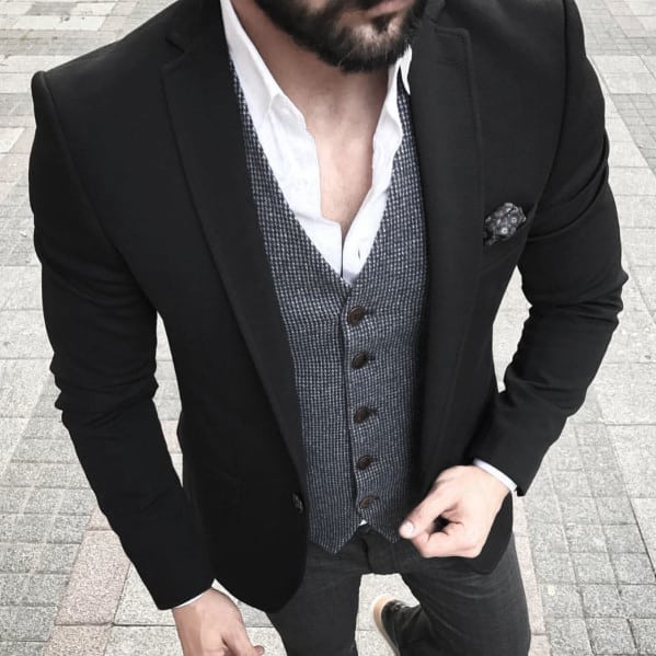Business Casual Outfits Mens Style Ideas Black Blazer