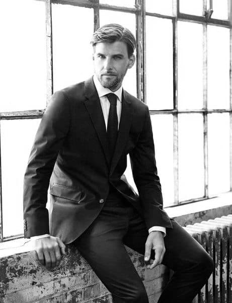 Business Man With Wavy Classy Haircut