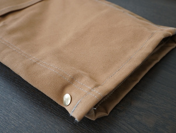 Button Leg Carhartt Quilt Lined Zip To Thigh Bib Overalls