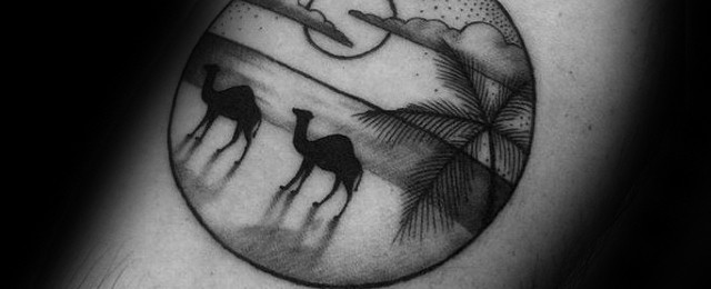 Camel Tattoo Designs For Men