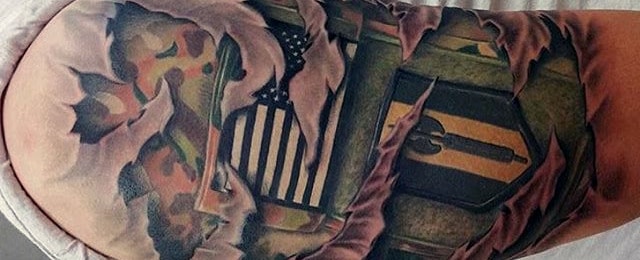 Camo Tattoo Designs For Men