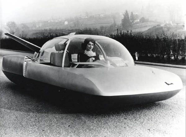 Car With Strange Glass Dome Design