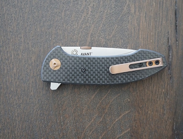Carbon Fiber Crkt 4620 Avant Folding Knife Folded