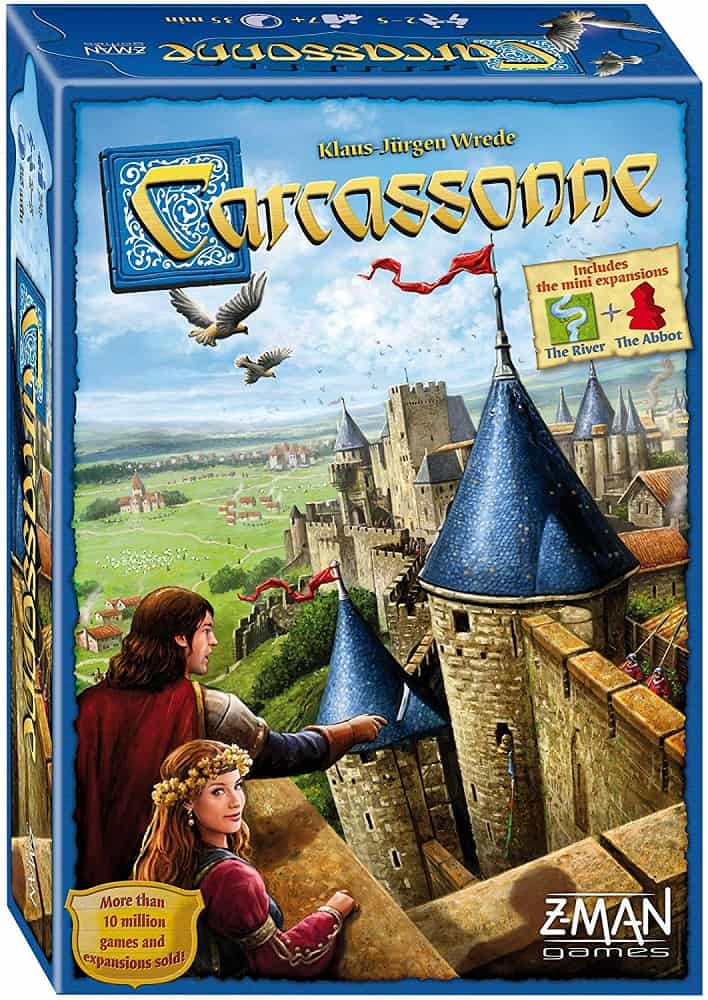 z man carcassonne board game standard