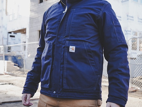 Carhartt Full Swing Quick Duck Flame Resistant Lanyard Access Mens Work Jacket Review