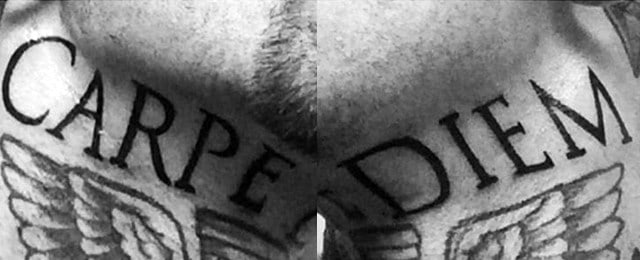 Carpe Diem Tattoo Designs For Men