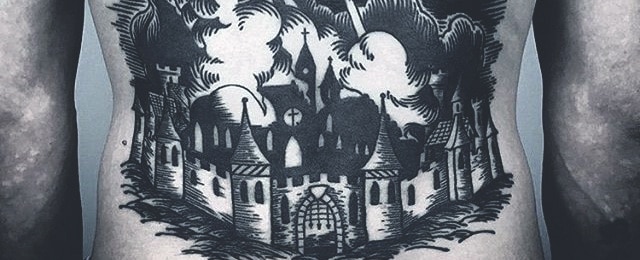 Castle Tattoos For Men