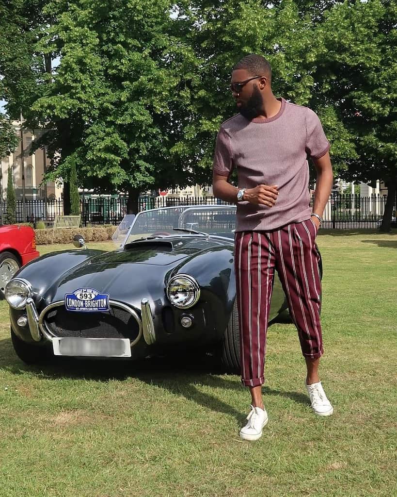 Casual Black Mens Wear