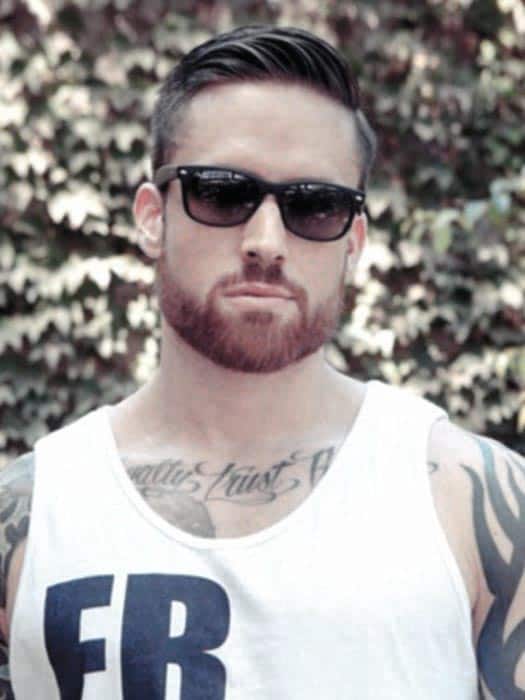 Casual Short Hair And Beard Styles For Men