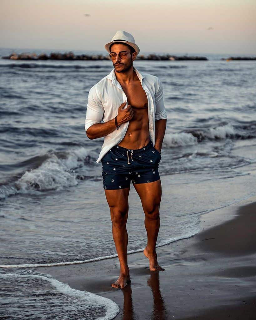 Casual Style Mens Beach Wear