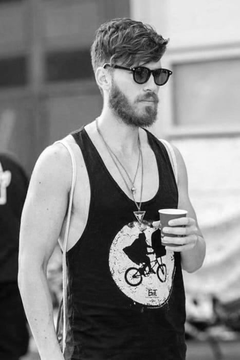 Casual Wavy Mens Hipster Hairstyles