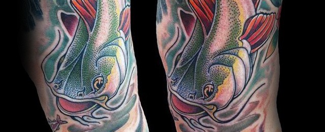 Catfish Tattoo Designs For Men
