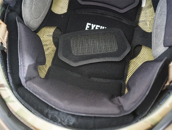 Center Team Wendy Exfil Ballistic Sl Helmet Interior Pad Removed Velcro Hook And Loop
