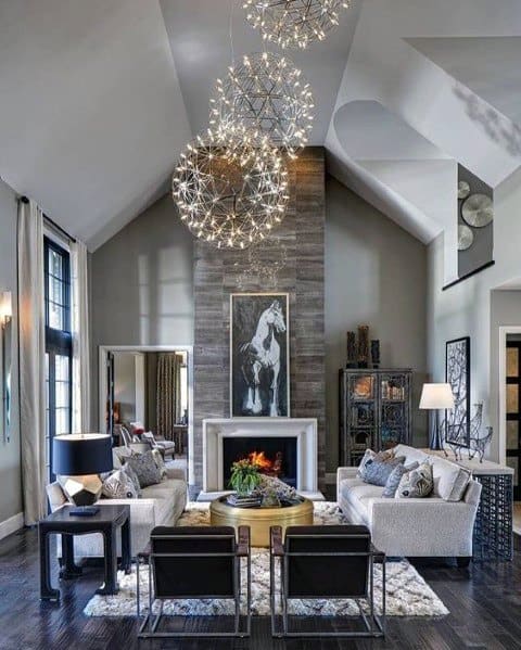 Chandelier Fireworks Star Globe Ideas For Home Living Room Lighting