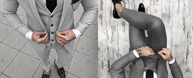 Charcoal Grey Suit Black Shoes Styles For Men