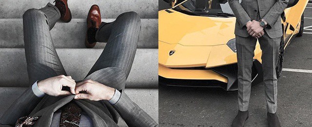 Charcoal Grey Suit Brown Shoes Styles For Men